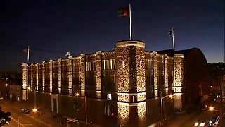 Ebony tranny anally fucks tied up toff